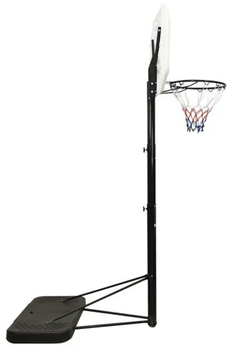 vidaXL Basketbalový stojan biely 258-363 cm polyetén-