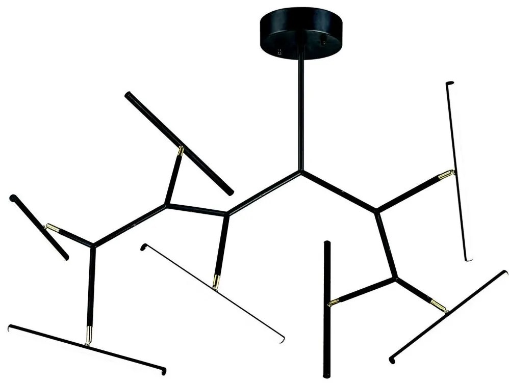 Zambelis 2072 - LED Stmievateľný luster na tyči LED/68W/230V čierna