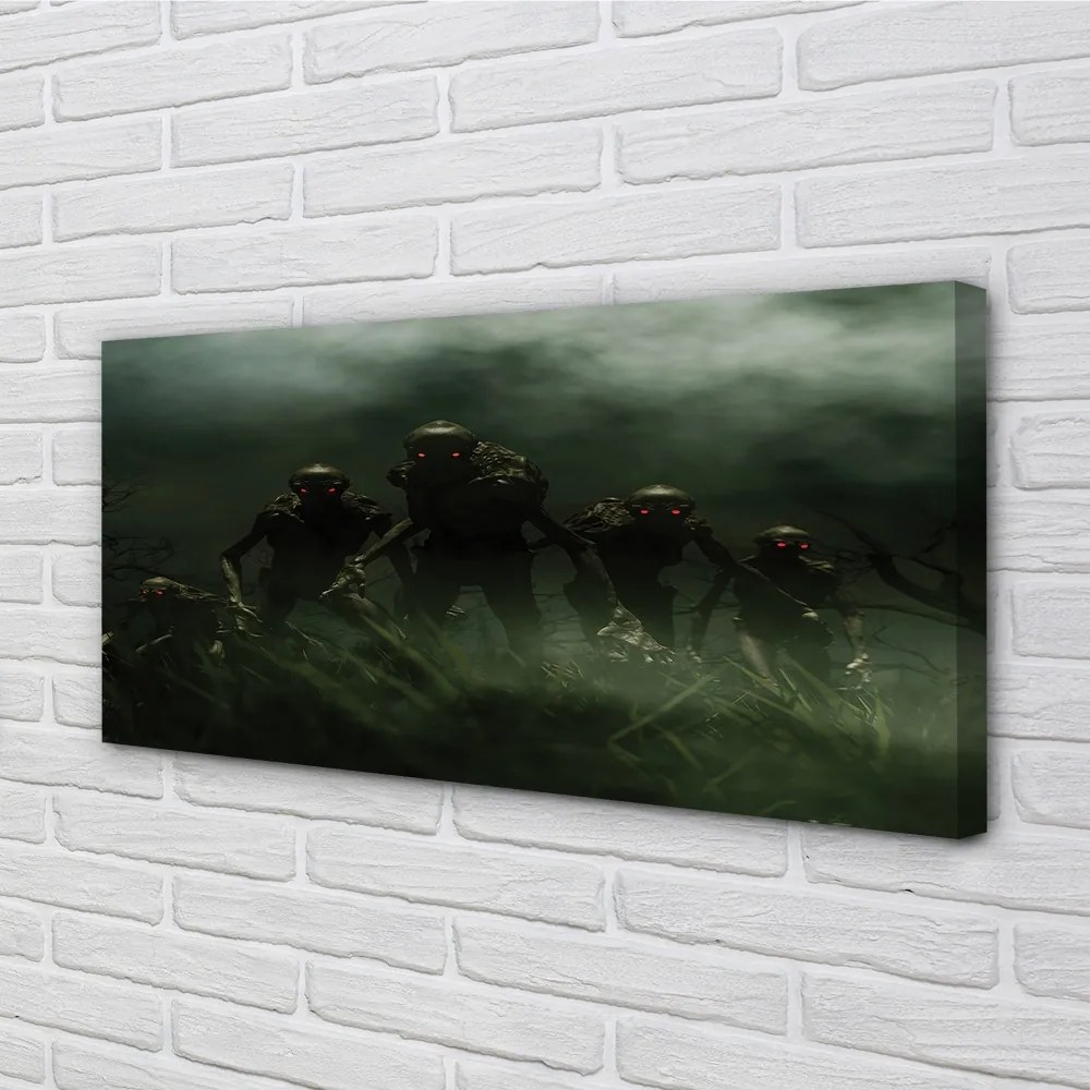 Obraz canvas zombie mraky 125x50 cm