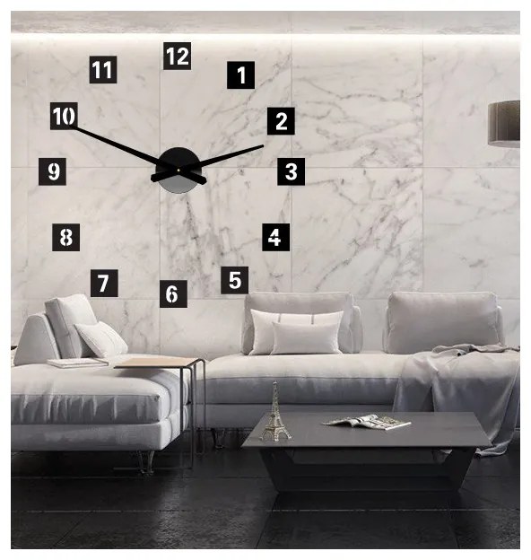 Veľké nástenné hodiny štvorcové I SENTOP 12P019