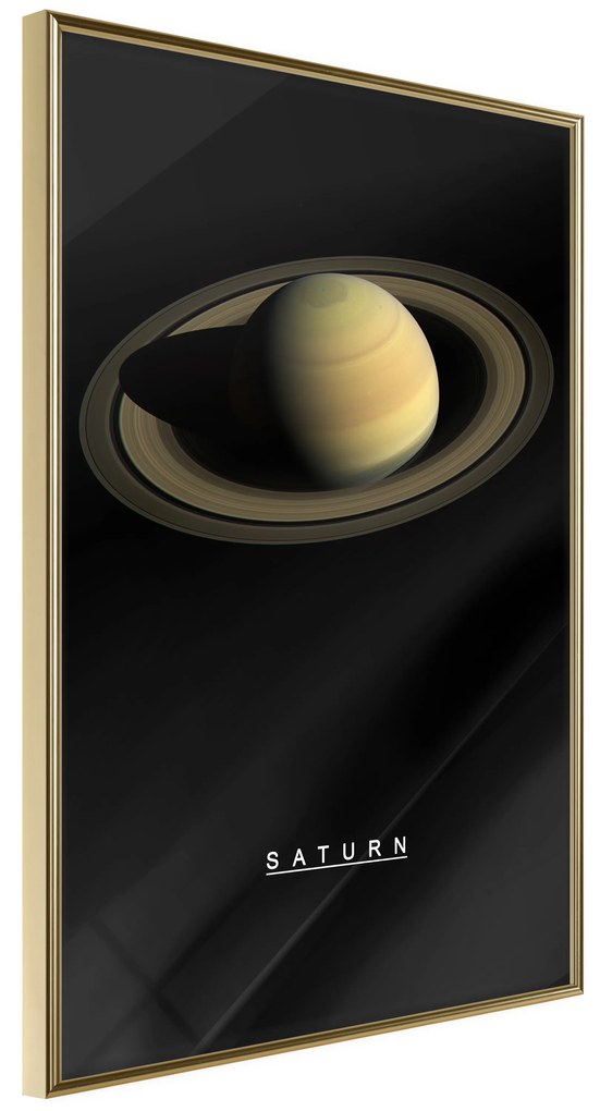 Artgeist Plagát - Saturn [Poster] Veľkosť: 20x30, Verzia: Čierny rám s passe-partout