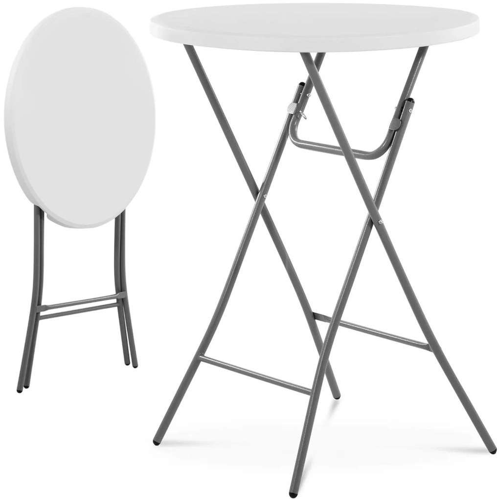 Bestent Cateringový stôl 80cm Biely