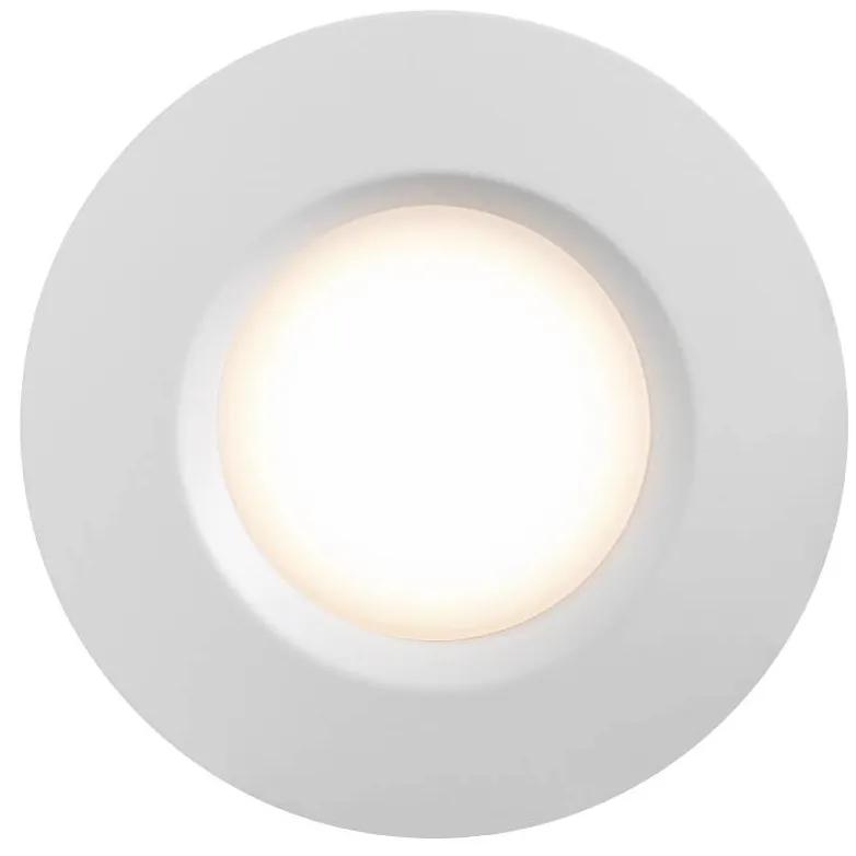 NORDLUX TIAKI zapustené vonkajšie stmievateľné svetlo LED, 8,6 W, teplé denné biele svetlo, 8,5 cm, biela