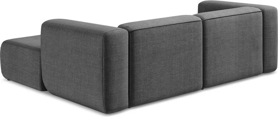 Sivá rohová pohovka (pravý roh/s leňoškou) Ekahi – Makamii