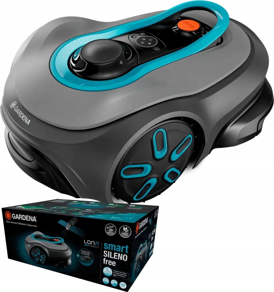 Robotická kosačka Gardena smart Sileno Free 1200 19923-32 bezkáblová