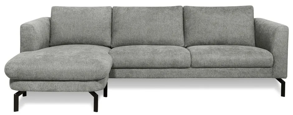 Svetlosivá rohová pohovka (ľavý roh) Gomero – Scandic