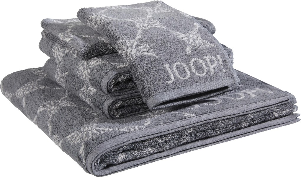 XXXLutz SADA FROTÉ UTERÁKOV, antracitová Joop! - Kúpeľňový textil - 003367056802