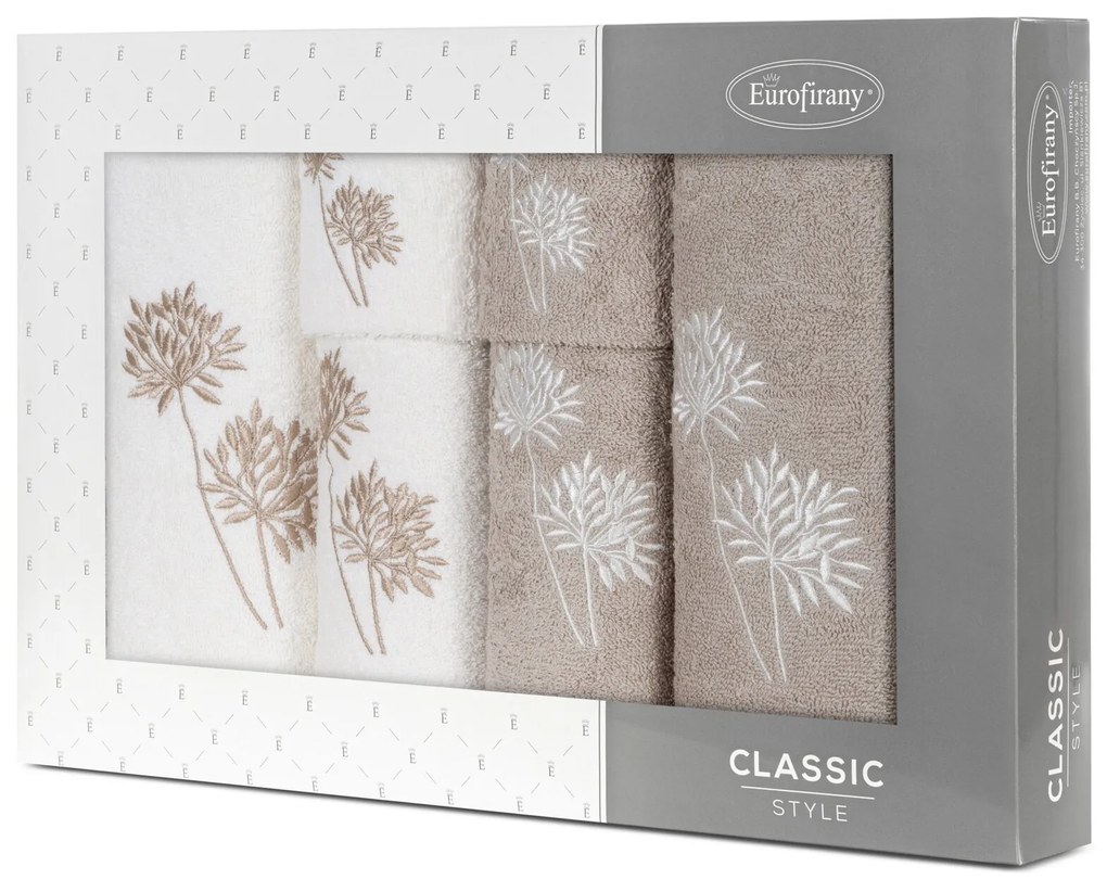 SADA UTERÁKOV ACELIA 2 KS 30X50 CM, 2 KS 50X90 CM, 2 KS 70X140 CM VIACFAREBNÁ
