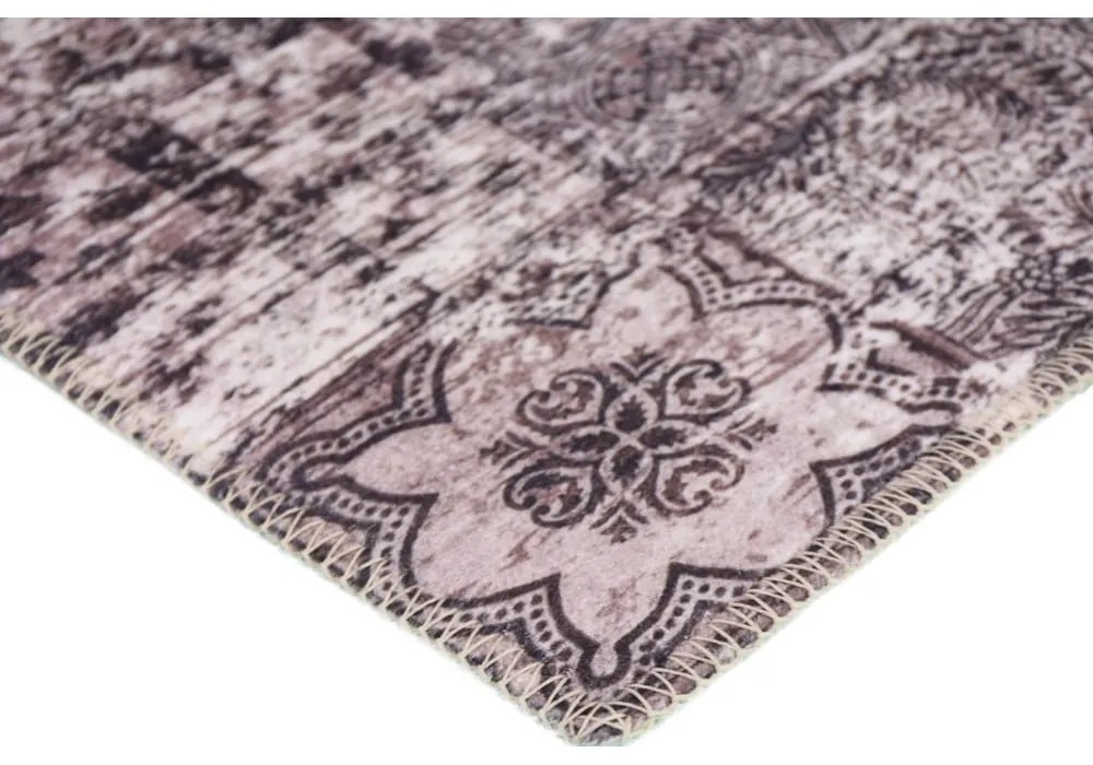 Béžový prateľný koberec 180x120 cm - Vitaus