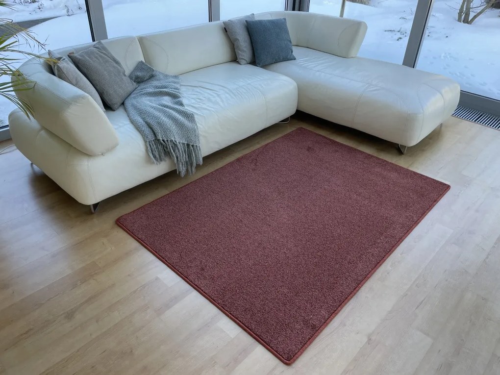 Vopi, Kusový koberec Capri terra, 50x80, oranžová, chodba / predsieň