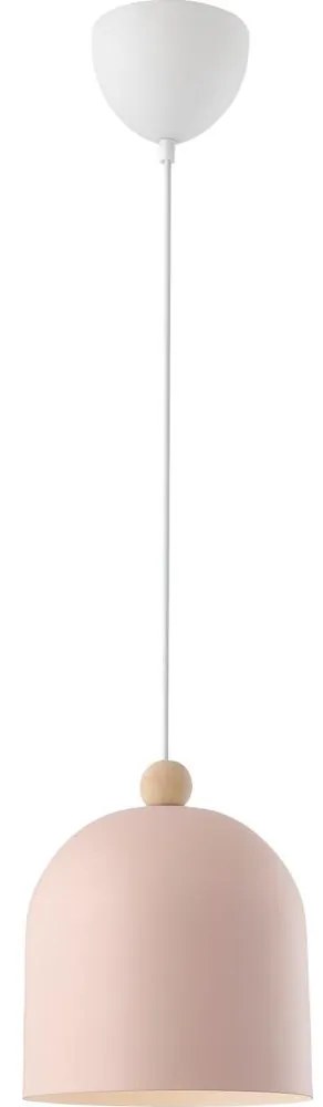 Nordlux - Luster na lanku GASTON 1xE27/40W/230V ružová/biela