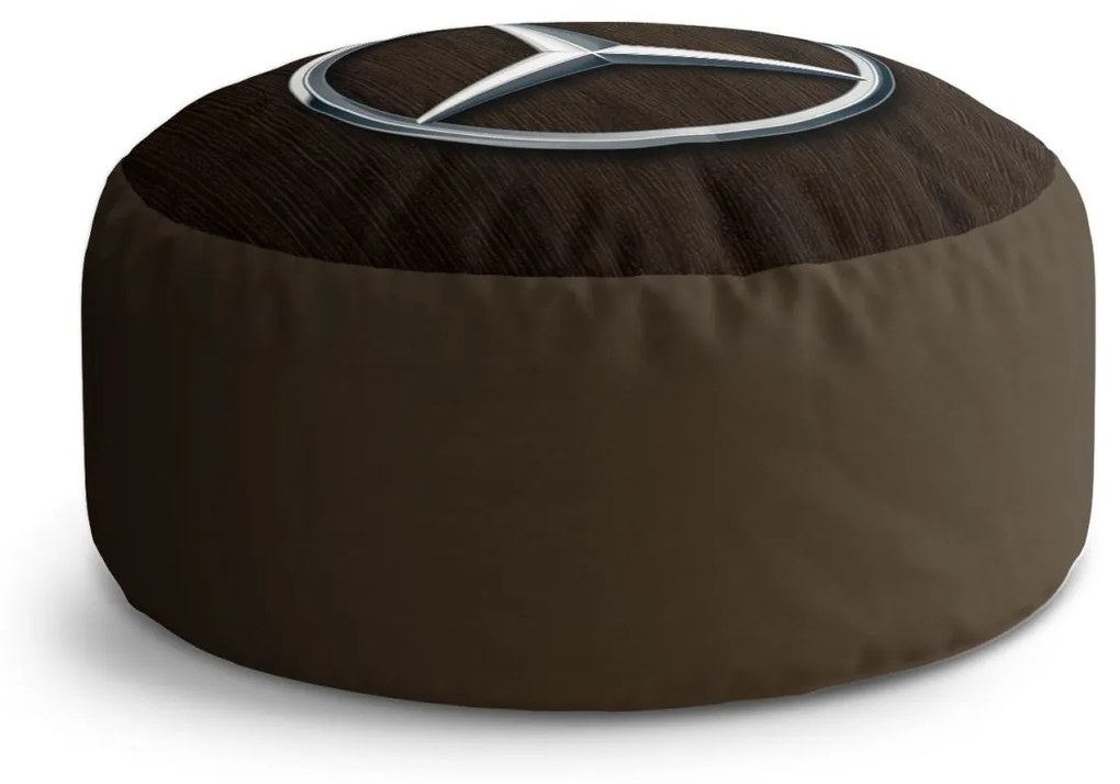 Sablio Taburet Circle Logo 5 Drevo: 38x48 cm