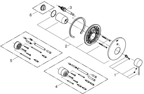 GROHE 19285001 - Vaňová batéria ESSENCE, lesklý chróm