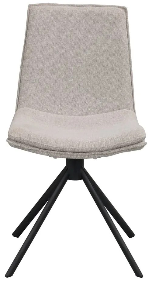 Béžové otočné jedálenské stoličky v súprave 2 ks Lowell - Rowico