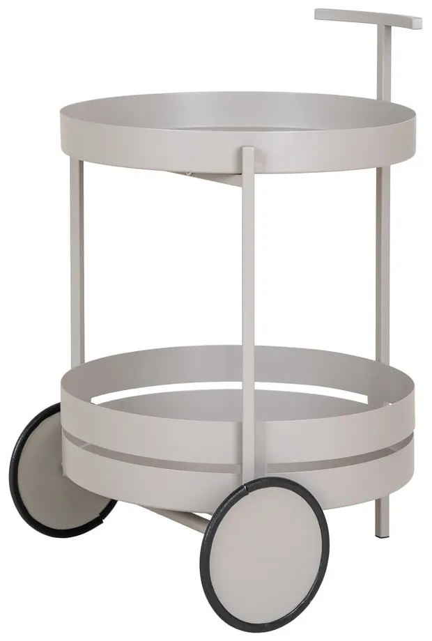 Kovový servírovací stolík na kolieskach 40x49,5 cm Beja – House Nordic