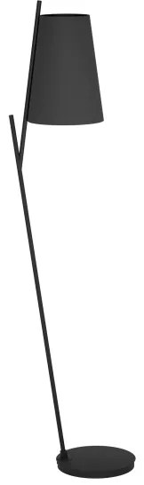 Eglo 390134 - Stojacia lampa PETROSA 1xE27/40W/230V čierna