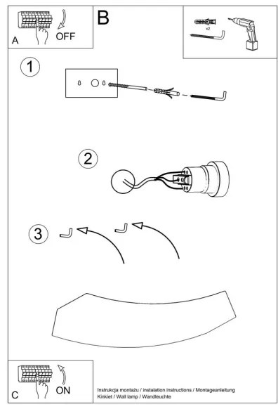 Nástenné svietidlo HATTOR 2xG9/40W/230V
