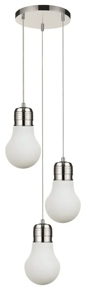 Stropné svietidlo Bulb II chróm