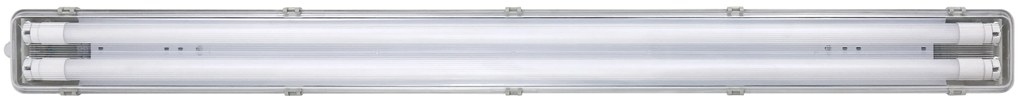 ECOLIGHT Svietidlo + 2x LED trubica mini plate - T8 - 120cm - 230V - IP65 - teplá biela