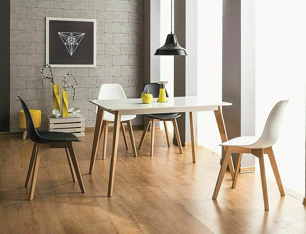 Jídelní židle Moris šedá/buk