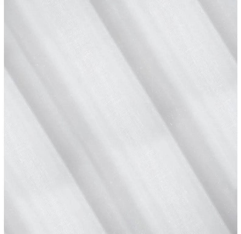 DECOREUM Jemná záclona s jemnou štruktúrou dažďových kvapiek 400 cm x 145 cm biela 100 % polyester Rozmer varianty: 400 cm x 250 cm, Farba varianty: Biela 104824