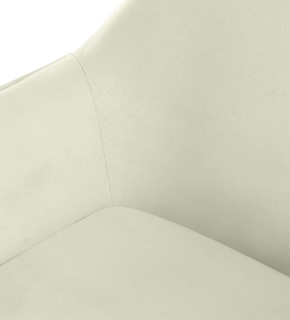 Jedálenská stolička Luena látka - krémová