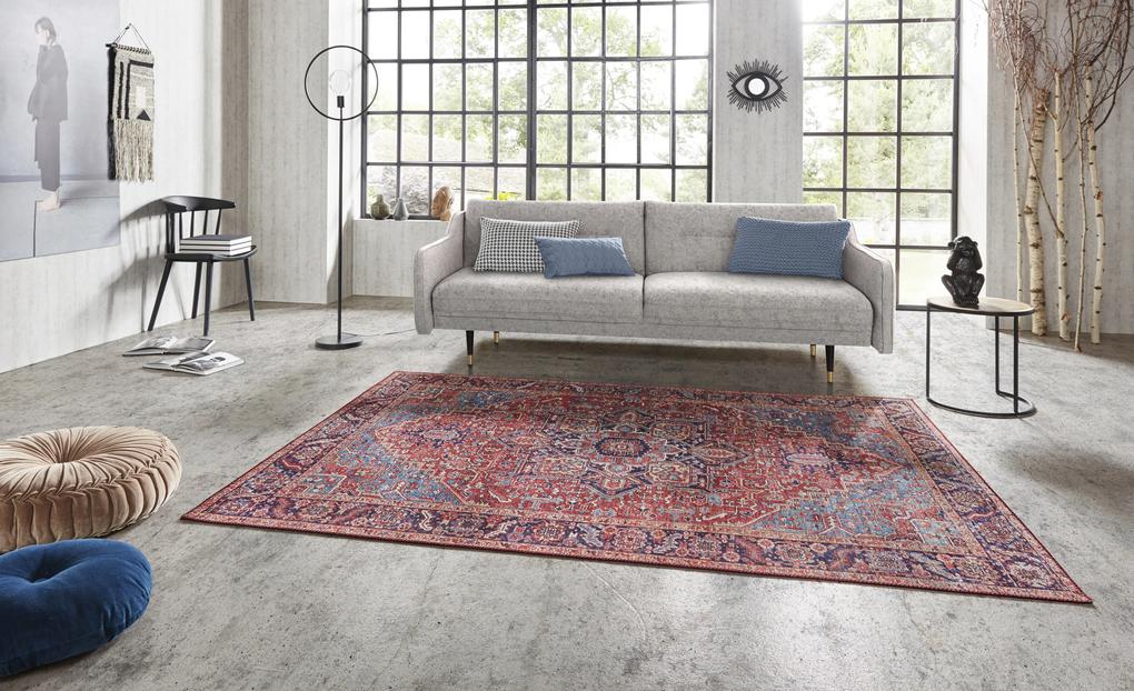 Nouristan - Hanse Home koberce Kusový koberec Asmar 104012 Orient / Red - 80x200 cm