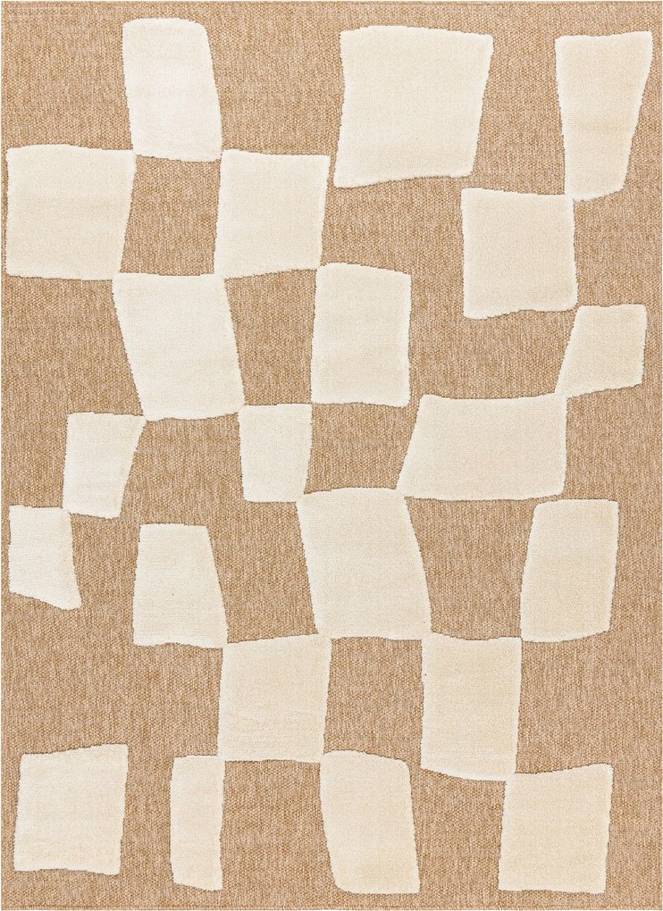 Dywany Łuszczów, Kusový koberec Spark 0710A beige/cream, 80x150, béžová, chodba / predsieň