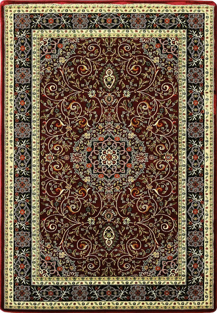 Berfin Dywany, Kusový koberec Anatolia 5858 B (Red), 100x200, červená, chodba / predsieň
