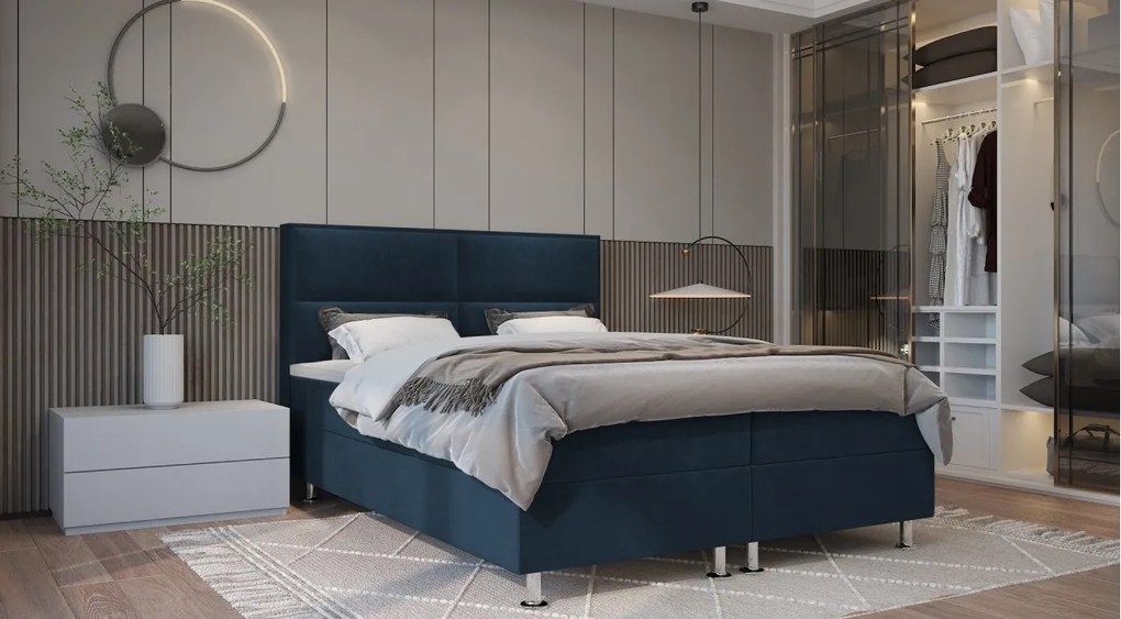 ČALÚNENÁ POSTEĽ S MATRACOM STEFANY 180X200