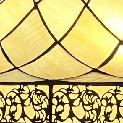 Vitráž stojaca lampa ORNAMENT 41*179