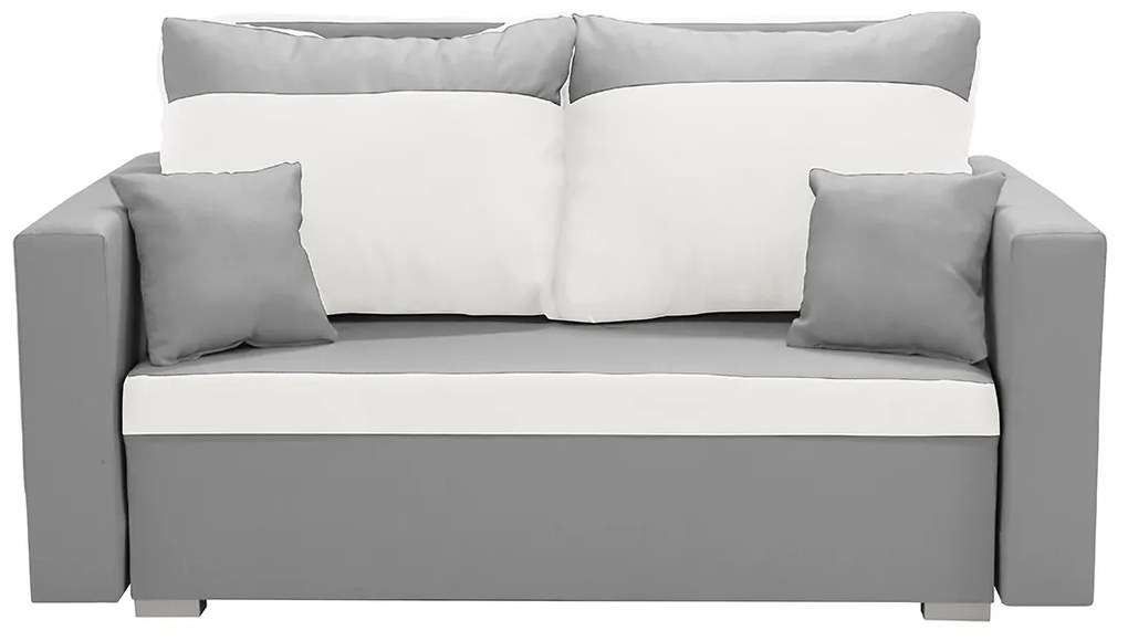 Dvojmiestna rozkladacia pohovka ASTRA3 Světle šedá/krémová