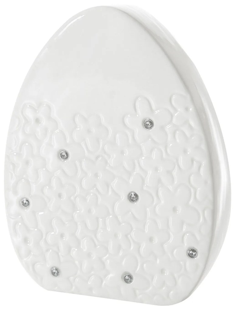 VEĽKONOČNÁ SOŠKA EGG SADA 2 KS 11X15 CM BIELA