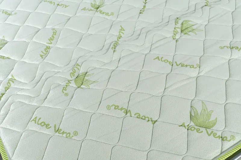 Pohovka JANIRA s rozkladom na každodenné spanie - matrac s Aloe vera, šedá (roma - 23 grigio)