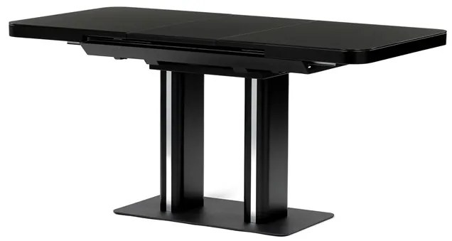 Autronic BONTEC Jedálenský stôl rozkladací 120x80cm, mdf, čierna, HT-D1926 BK Farba: Čierna
