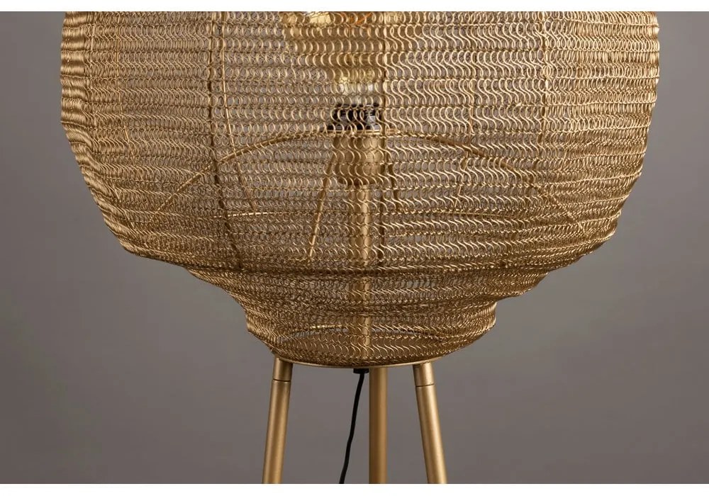 Stojacia lampa v zlatej farbe Meezan - Dutchbone