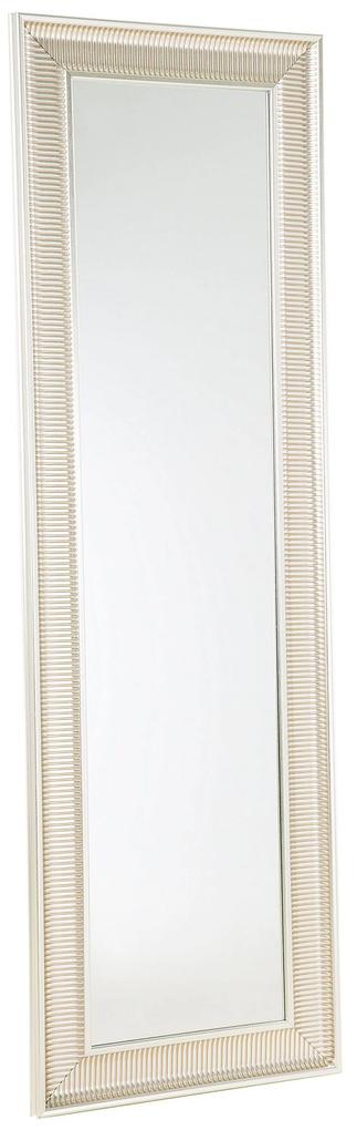 Nástenné zrkadlo v zlatej a striebornej 51 x 141 cm CASSIS Beliani