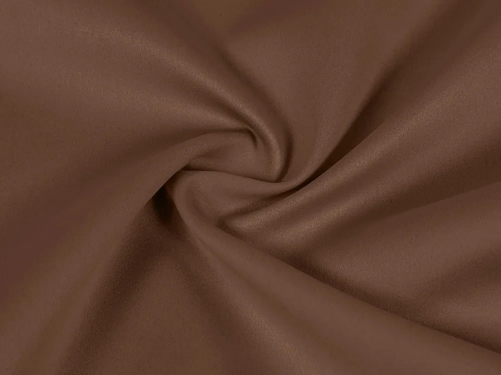 Biante Veľký dekoračný oválny obrus BKU-114 Čokoládovo hnedý 200x260 cm