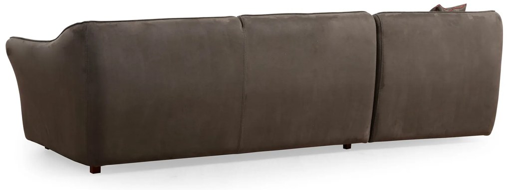 Mentis Corner elegantná trojmiestna pohovka Grey