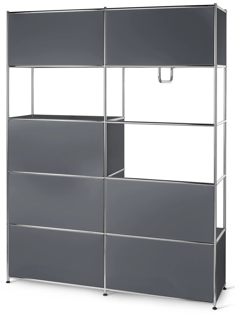 Kovový skriňový systém »CN3«, sivý