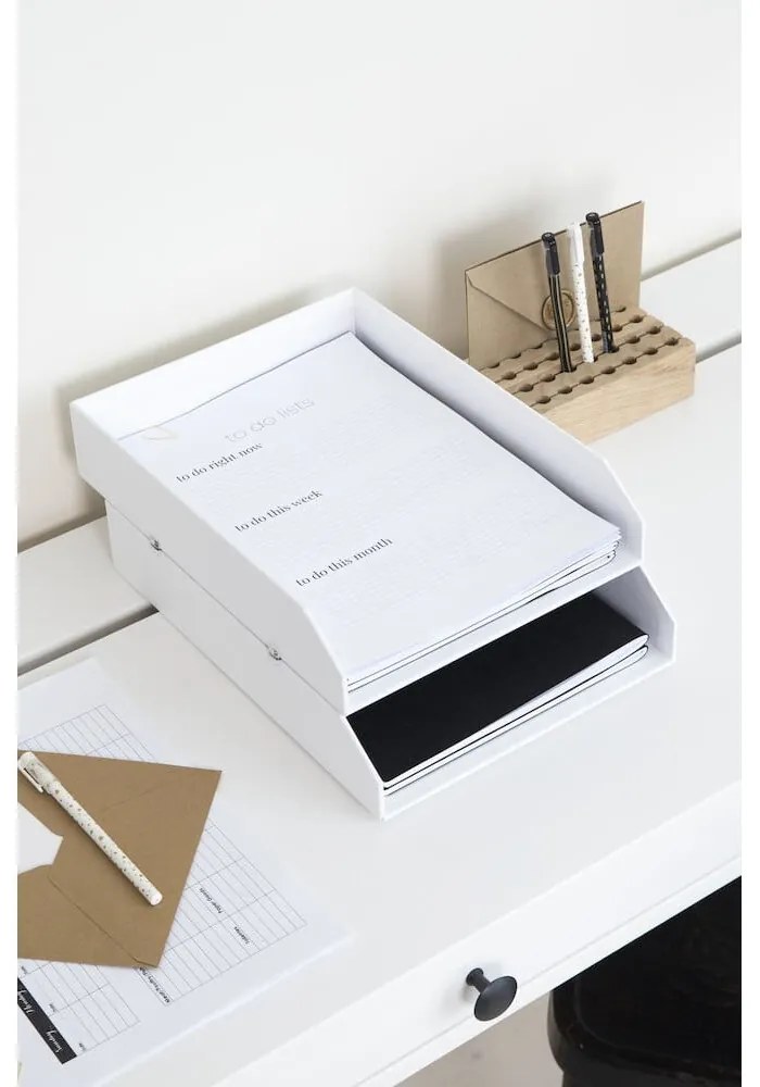 Kartónové organizéry na dokumenty v súprave 2 ks Hakan – Bigso Box of Sweden