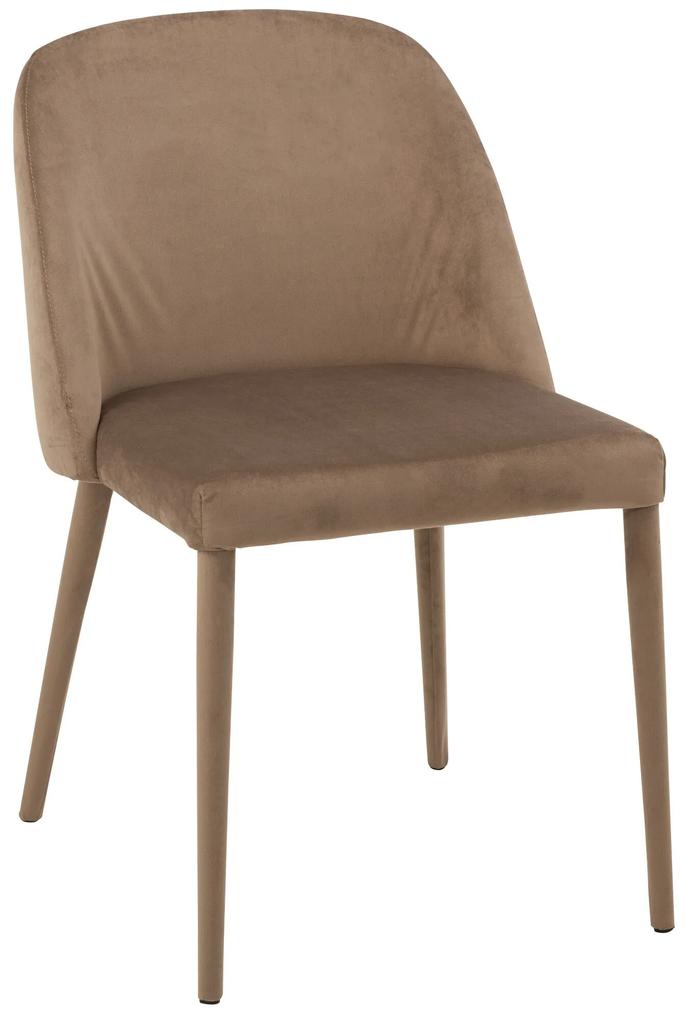 Hnedá jedálenská stolička  Charlotte - 58*80*51 cm