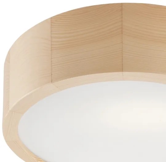 Stropné kúpeľňové svietidlo NATURAL 2xE27/15W/230V IP54 borovica pr. 27 cm