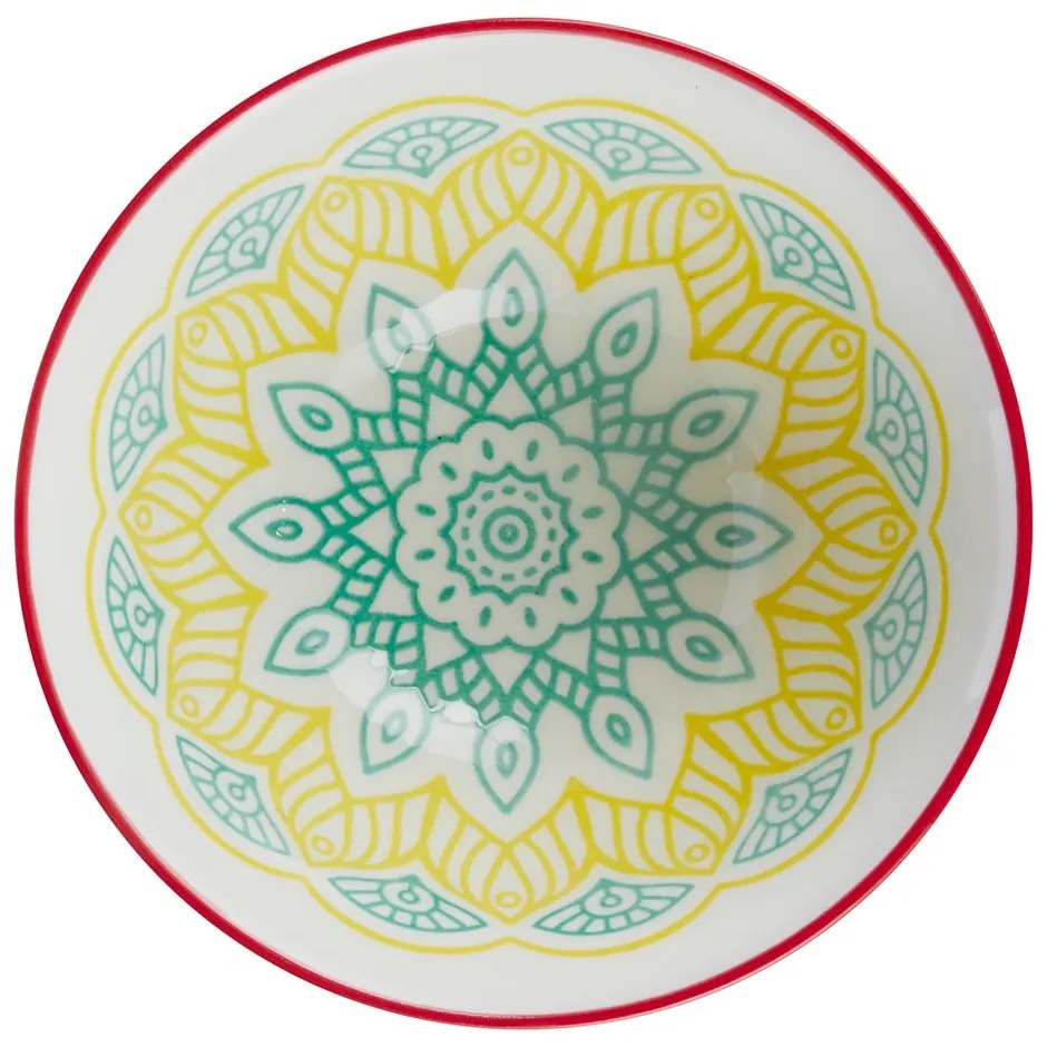 ORNAMENTS Miska 240 ml - žltá/zelená