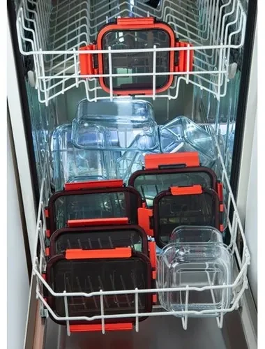 Simax 7606/L sklenená dóza s klik-klak vekom, 0,5 l