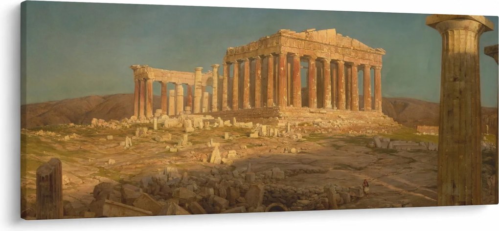 Obraz - Frederic Edwin Church, The Parthenon, reprodukcia (120x50 cm)