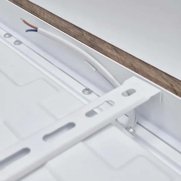 Brilagi-LED Stmievateľné svietidlo WOODY FRAME LED/50W/230V dub 60x60 cm IP44 + DO