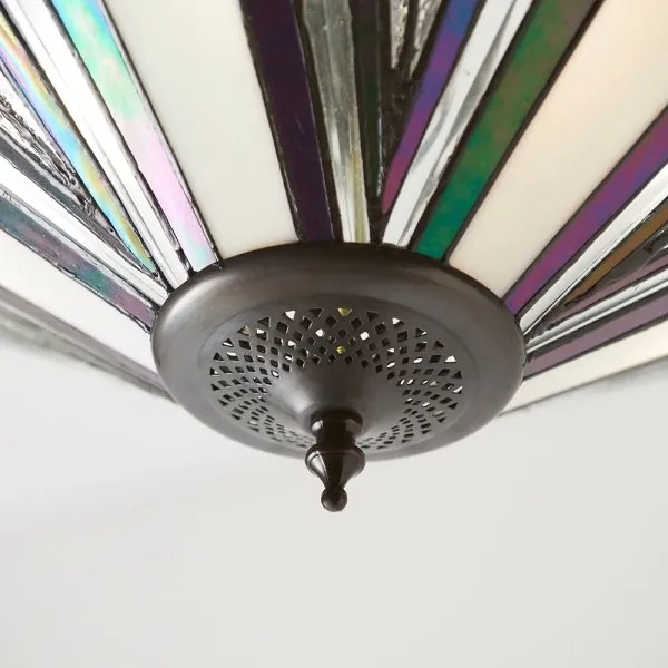 Endon 63936 - Luster na reťazi Tiffany ASTORIA 3xE27/60W/230V pr. 48 cm