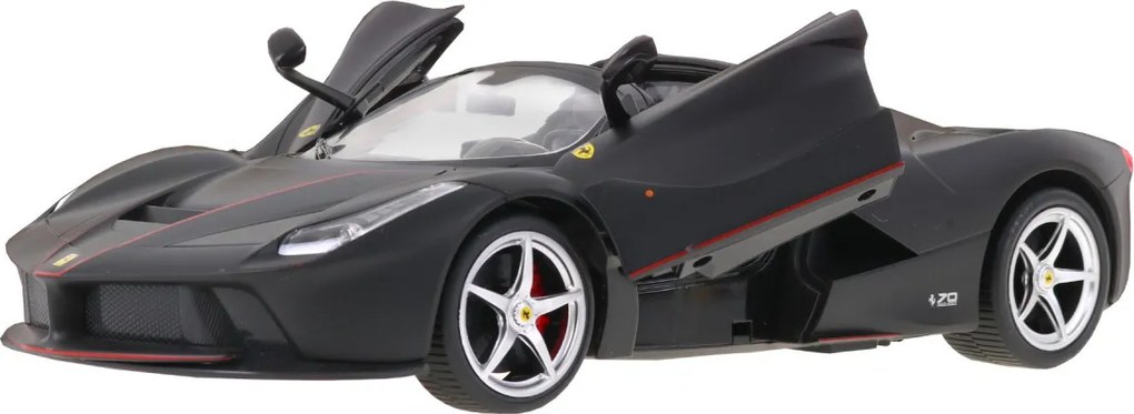 Ferrari LaFerrari Aperta čierna RASTAR 1:14 model auta na diaľkové ovládanie + 2,4 GHz diaľkové ovládanie