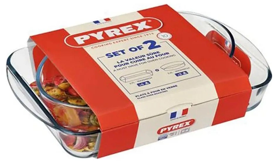 Sada 2x pekáčov PYREX 2,7/2,2 l